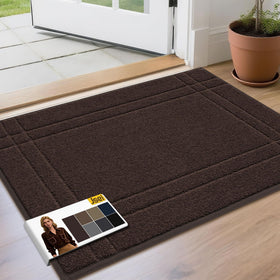JSEI Entryway Rugs Doormat front door dirt and moisture trap