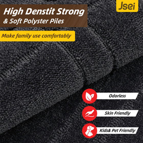 JSEI mat, non-slip backing, stays put on floors