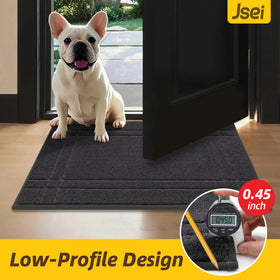 JSEI Entryway Doormat dog-friendly surface stays comfortable for paws