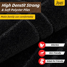 JSEI stain-resistant polyester surface cleans easily after muddy days.