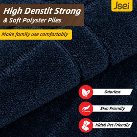JSEI entryway rugs doormat washable surface for easy, quick cleaning