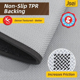 JSEI Entryway Doormat washable surface is easy to clean and maintain