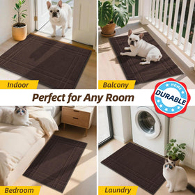 JSEI Front door mat helps keep floors dry daily