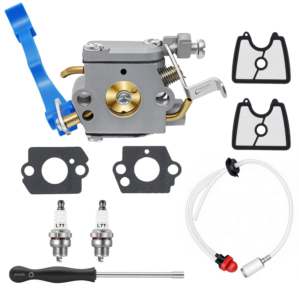 JSIERLUOV 125BX carburetor for Husqvarna fits 28cc blowers for smooth starting