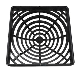 JSP Manufacturing green 9-inch square dome atrium grate cover side view protective design