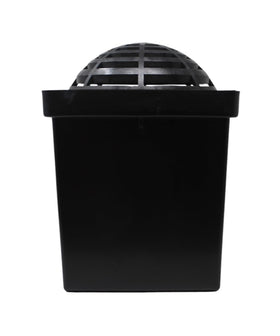 JSP Manufacturing 9-inch square dome atrium grate cover compatibility with 9x9 basins