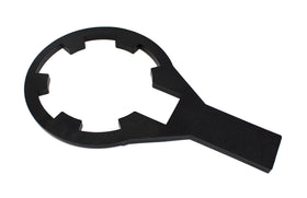 Closeup of the durable premium plastic wrench designed for pool maintenance