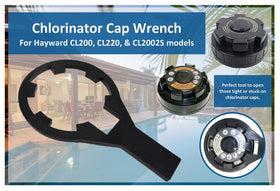 Compact tool ideal for Hayward chlorinator lid tasks