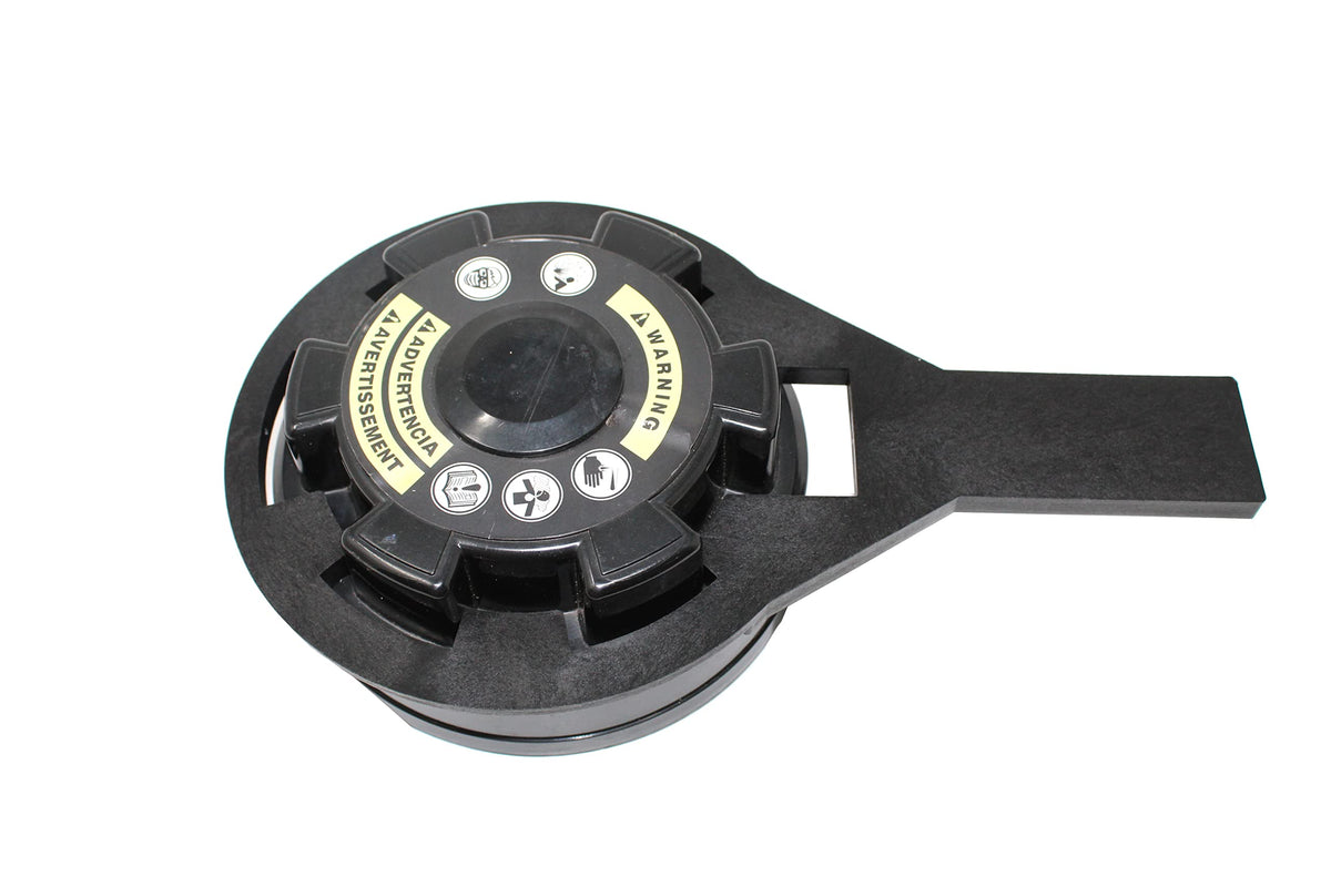 Pool equipment wrench ready for routine maintenance tasks
