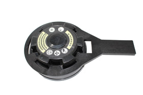 Pool equipment wrench ready for routine maintenance tasks