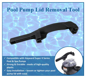 Durable plastic pool pump lid wrench by JSP for easy lid adjustment