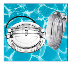JSP Manufacturing lid aids routine pool maintenance with easy access.