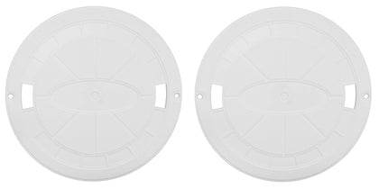JSP Manufacturing skimmer lid replacement, SPX1070C fit, 2-pack, UV resistant for outdoor pools.