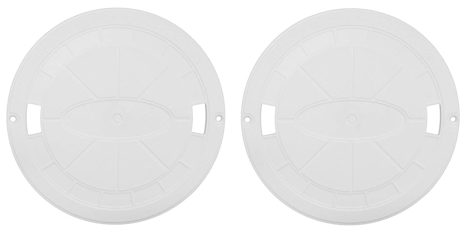 JSP Manufacturing skimmer lid replacement, SPX1070C fit, 2-pack, UV resistant for outdoor pools.