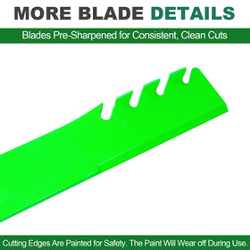 JSXDNWYJ 0.197-inch thickness delivers strong, durable blades without excess weight.