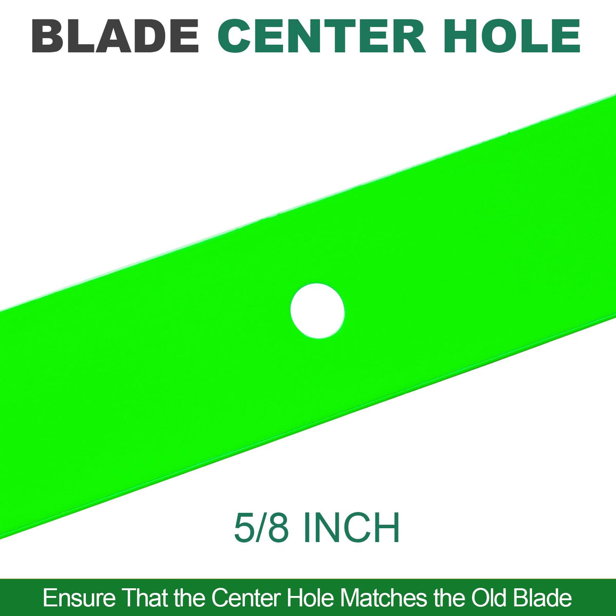 JSXDNWYJ 2.5-inch blade width supports consistent airflow and mulching.