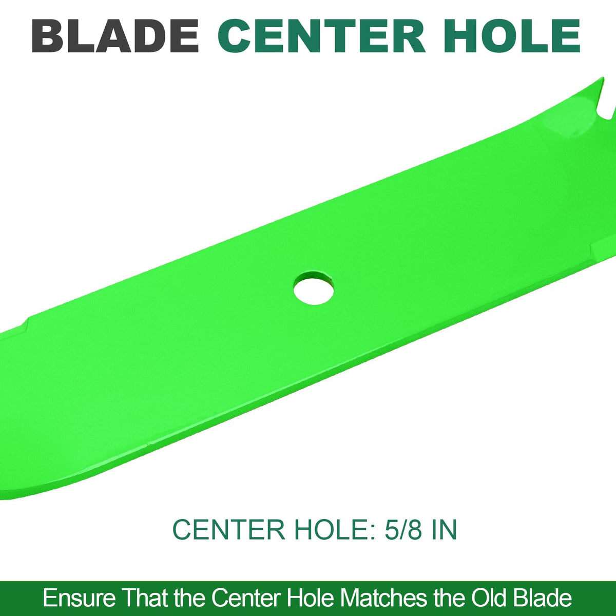 Three blades shown from the side for quick replacement reference