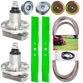 JSXDNWYJ 42-inch deck rebuild kit spindle close-up, John Deere compatibility