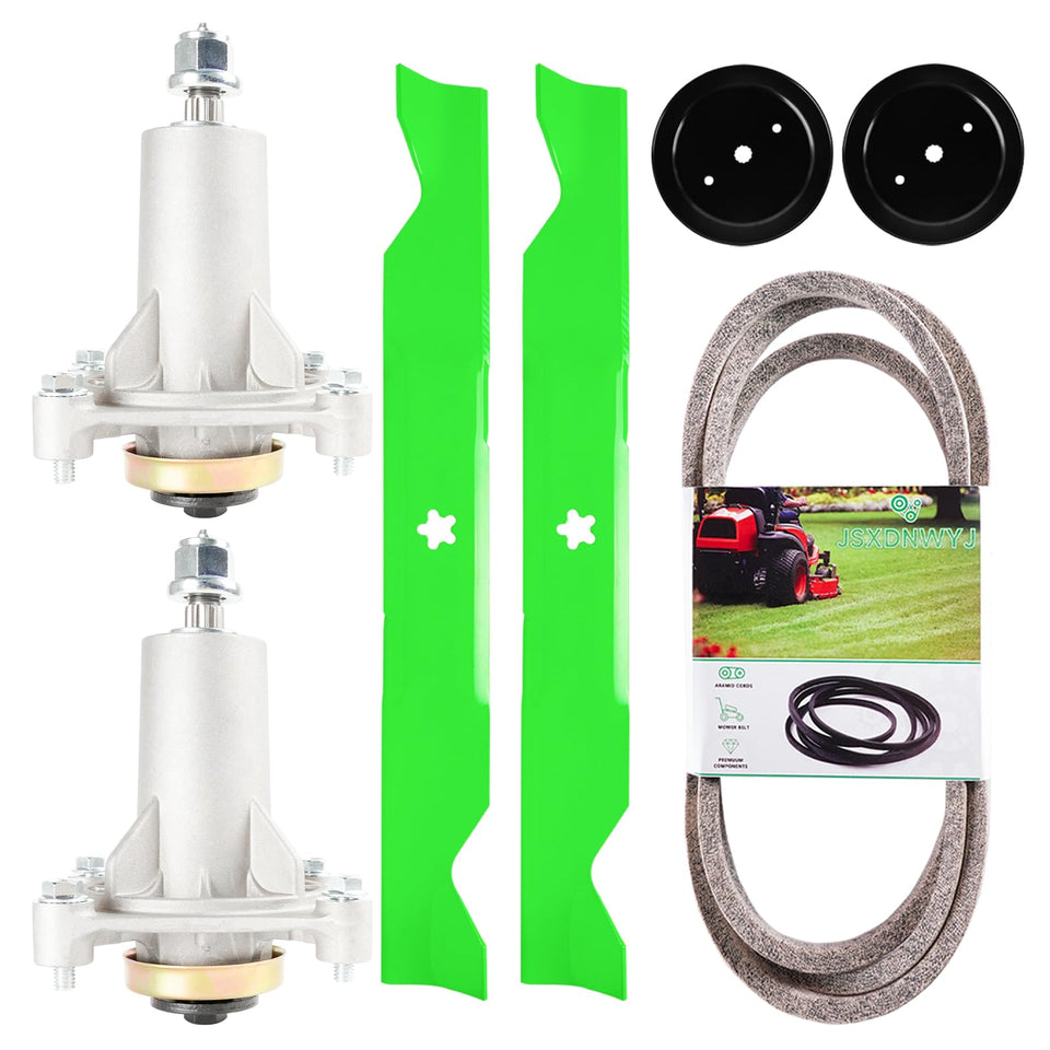 JSXDNWYJ 46-inch spindle kit for Husqvarna decks restores smooth cuts