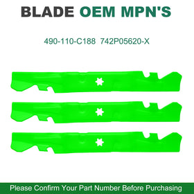JSXDNWYJ blade length 20-9/16 inches with secure center hub