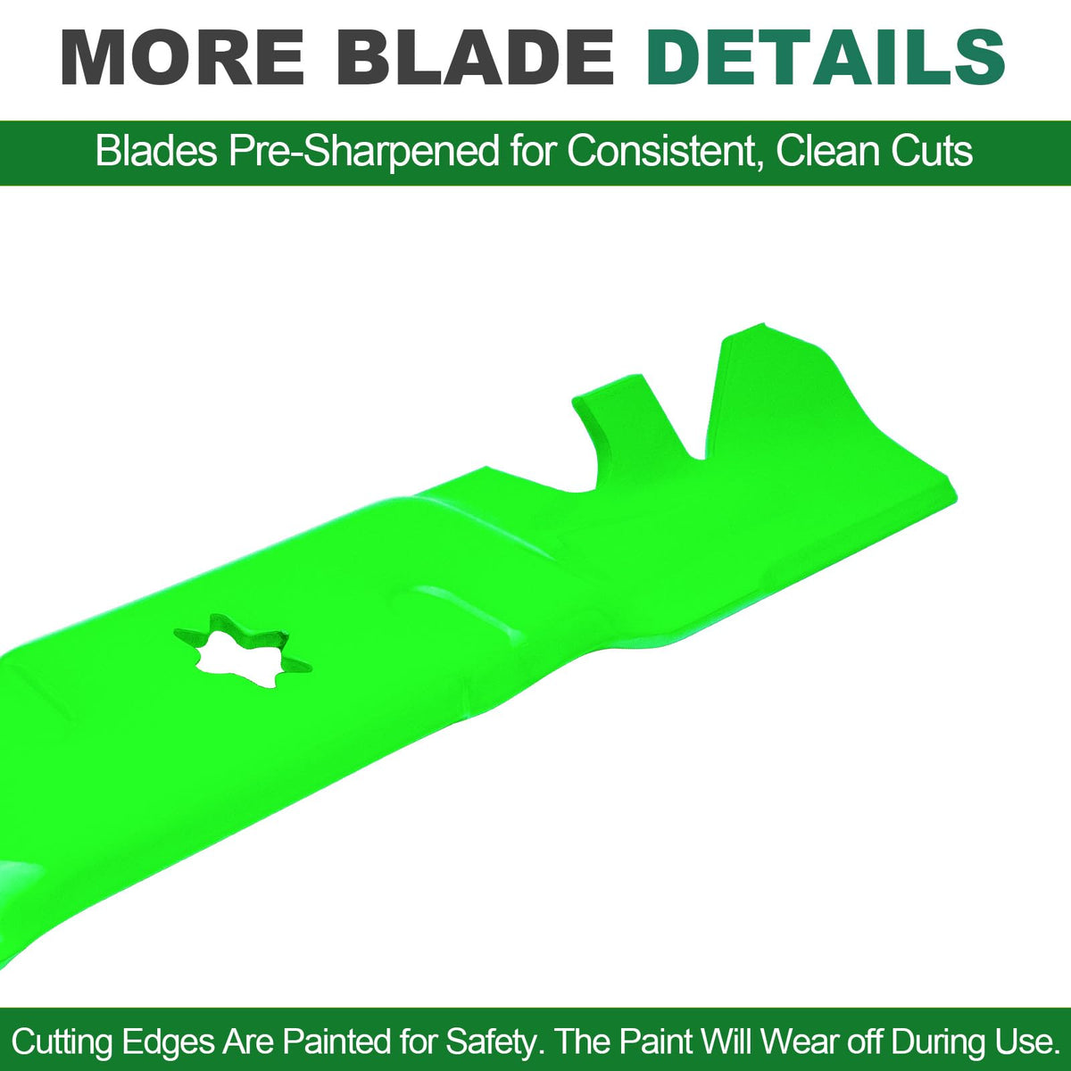 JSXDNWYJ blade width 2.5 inches and thickness 0.157 inches for balance