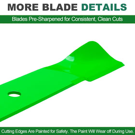 JSXDNWYJ durable edge blades ready for mulching tasks