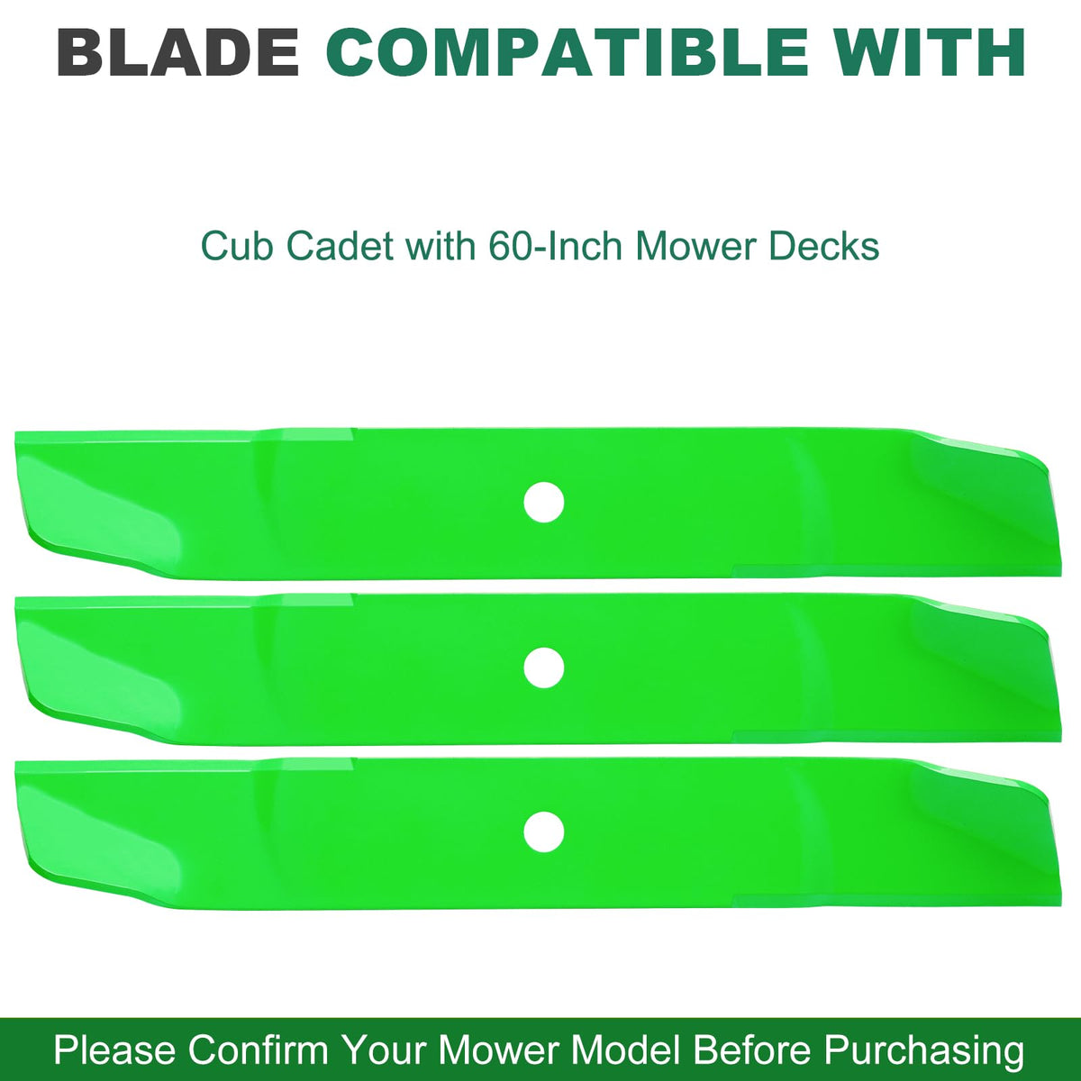 JSXDNWYJ blade edge close-up showing durable mulching design