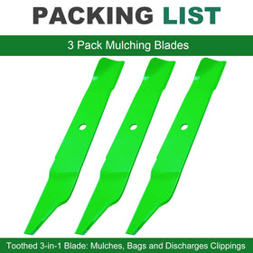 JSXDNWYJ blades on Tank L60 for compatible 60-inch decks