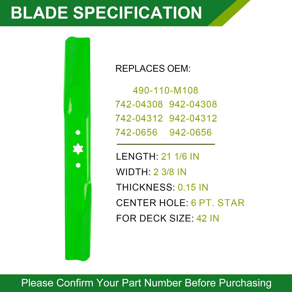 JSXDNWYJ Craftsman 42-inch deck compatibility for reliable replacements