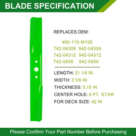 JSXDNWYJ Craftsman 42-inch deck compatibility for reliable replacements