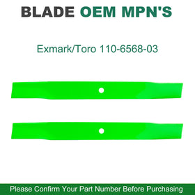 JSXDNWYJ Exmark Toro-110-6568-03 compatibility blade for easy mower swaps.