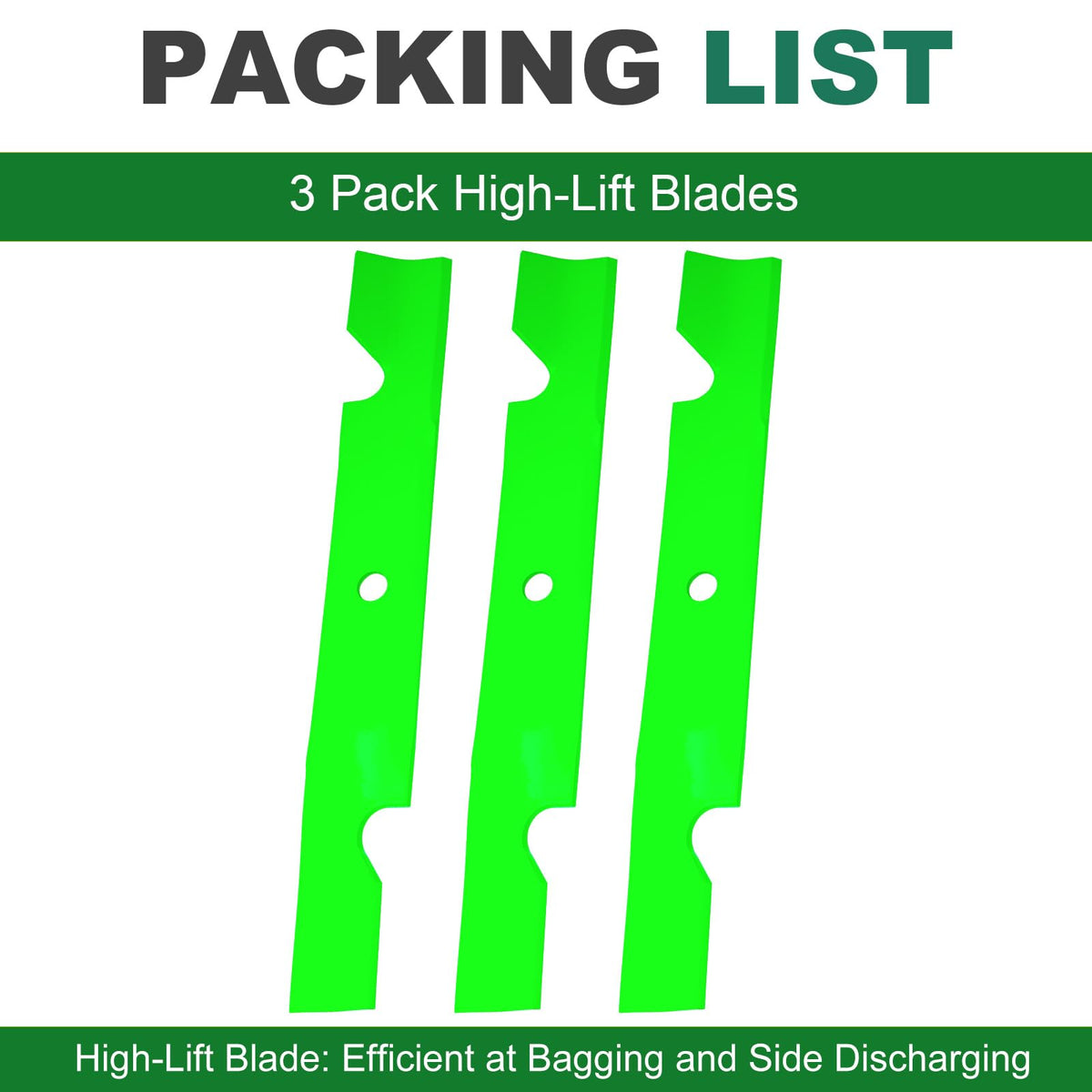 JSXDNWYJ green-painted steel blades resist rust during tough jobs