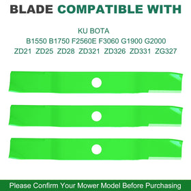 JSXDNWYJ 3-pack blades ready for maintenance and quick swap