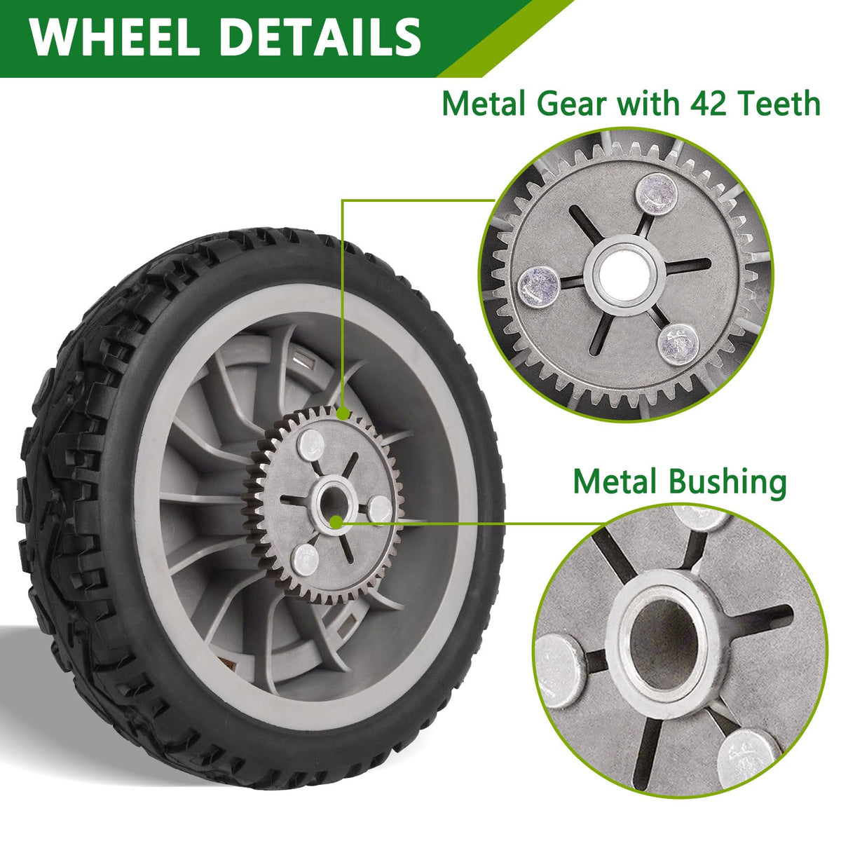 JSXDNWYJ high-density plastic rear wheel material for durable performance