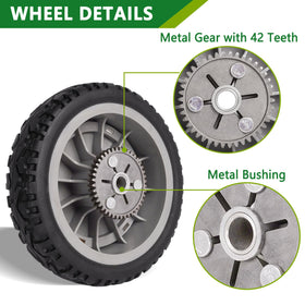 JSXDNWYJ high-density plastic rear wheel material for durable performance