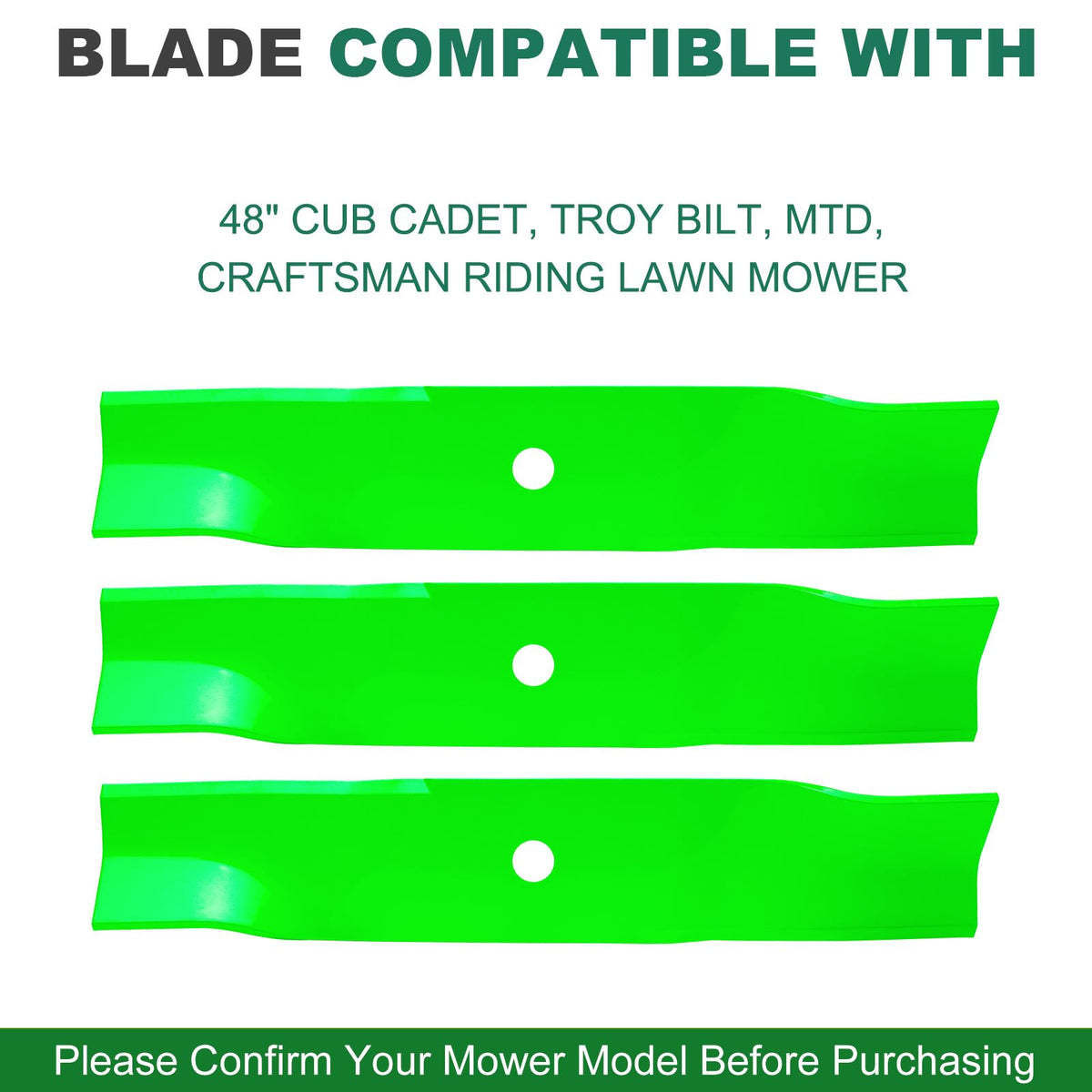 JSXDNWYJ high lift blades 01005336P provide smooth performance on heavy grass