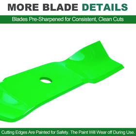 JSXDNWYJ high lift blades 942-04417A for GT-2148 class decks ensure consistent cuts