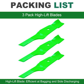 JSXDNWYJ high lift blades for Cub Cadet GT-2148 fit deliver durable, precise cuts