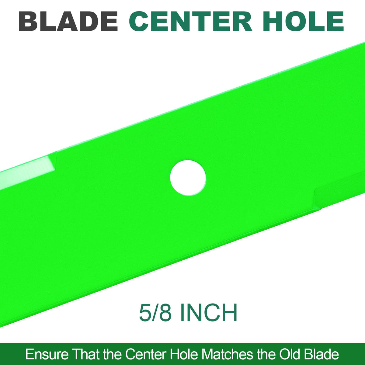JSXDNWYJ high lift mower blades green finish resists rust