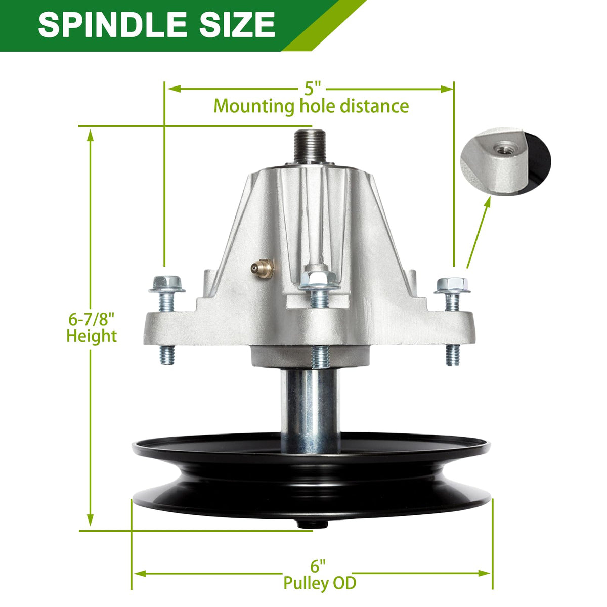 JSXDNWYJ 2-pack idler pulleys for deck belt tension and longevity