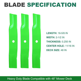 JSXDNWYJ Kubota K5182-71840 blade side view showing a durable edge for long-lasting trim.