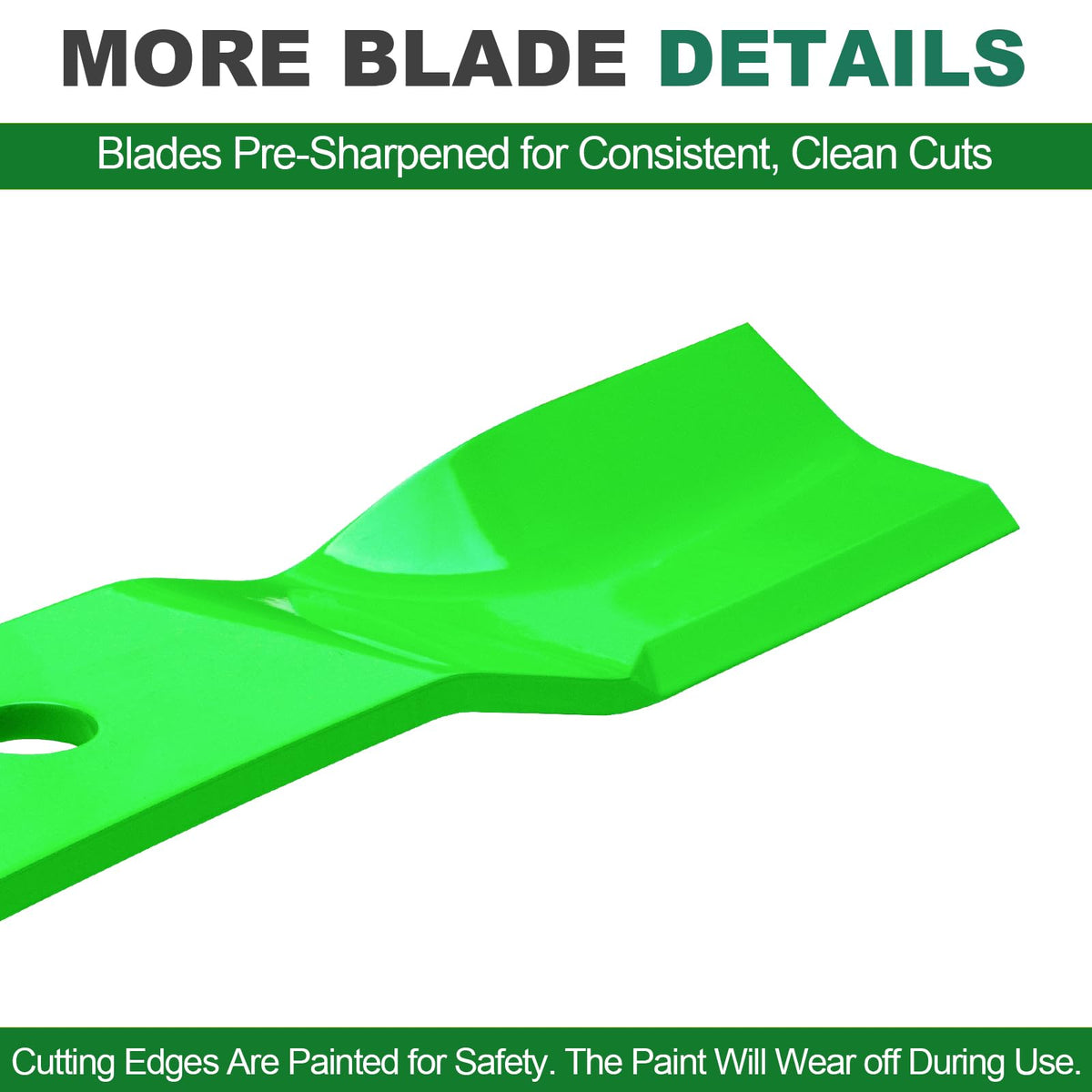 JSXDNWYJ Kubota K5579-92330 blade front view for reliable cutting in tough grass.