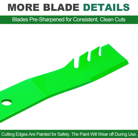 JSXDNWYJ blade dimensions 21-5/8 x 2-1/4 inches for precise fit.