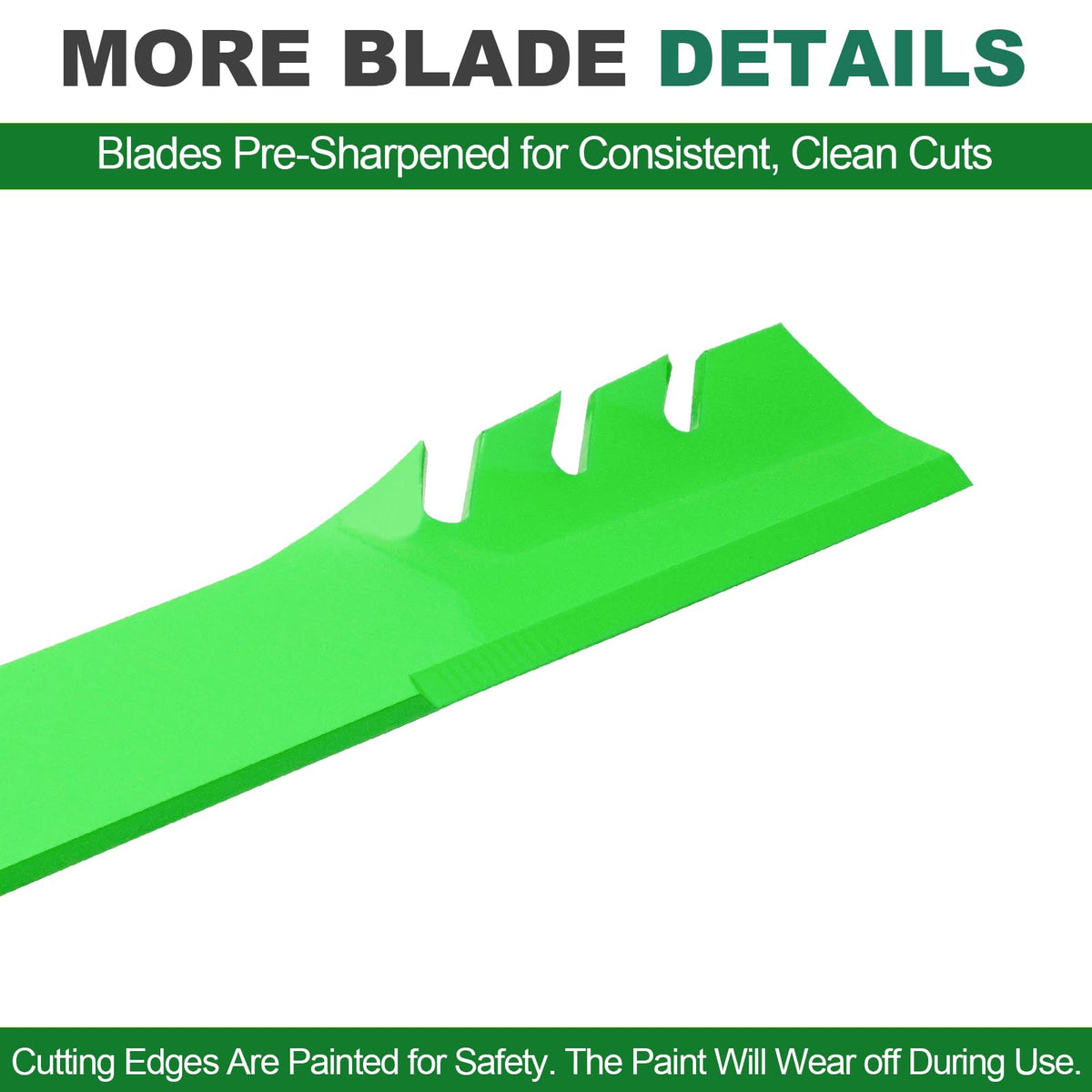 JSXDNWYJ mulching blades center hole detail 5/8 inch for mounting