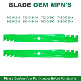 JSXDNWYJ mulching blades coated cutting edge visible on anti-rust finish