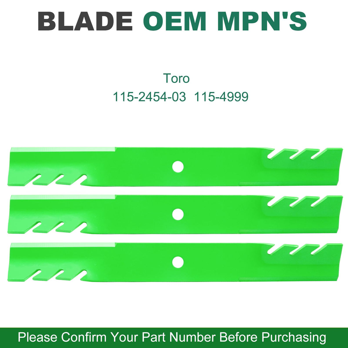 JSXDNWYJ mulching blades deck setup on a 54-inch mower for precise fit