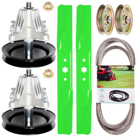 JSXDNWYJ 2-pack spindle assembly for Cub Cadet mowers, smoother rotation