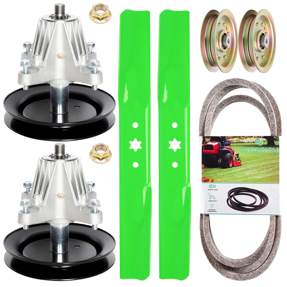 JSXDNWYJ 2-pack spindle assembly for Cub Cadet mowers, smoother rotation