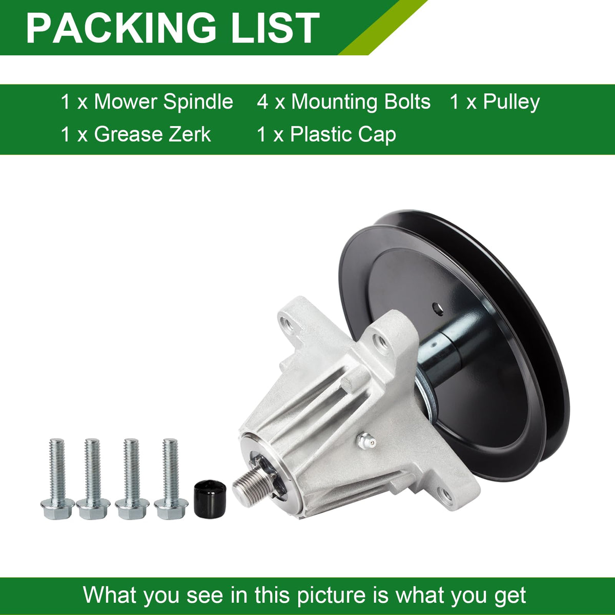JSXDNWYJ spindle assembly, Cub Cadet XT1/XT2 compatibility