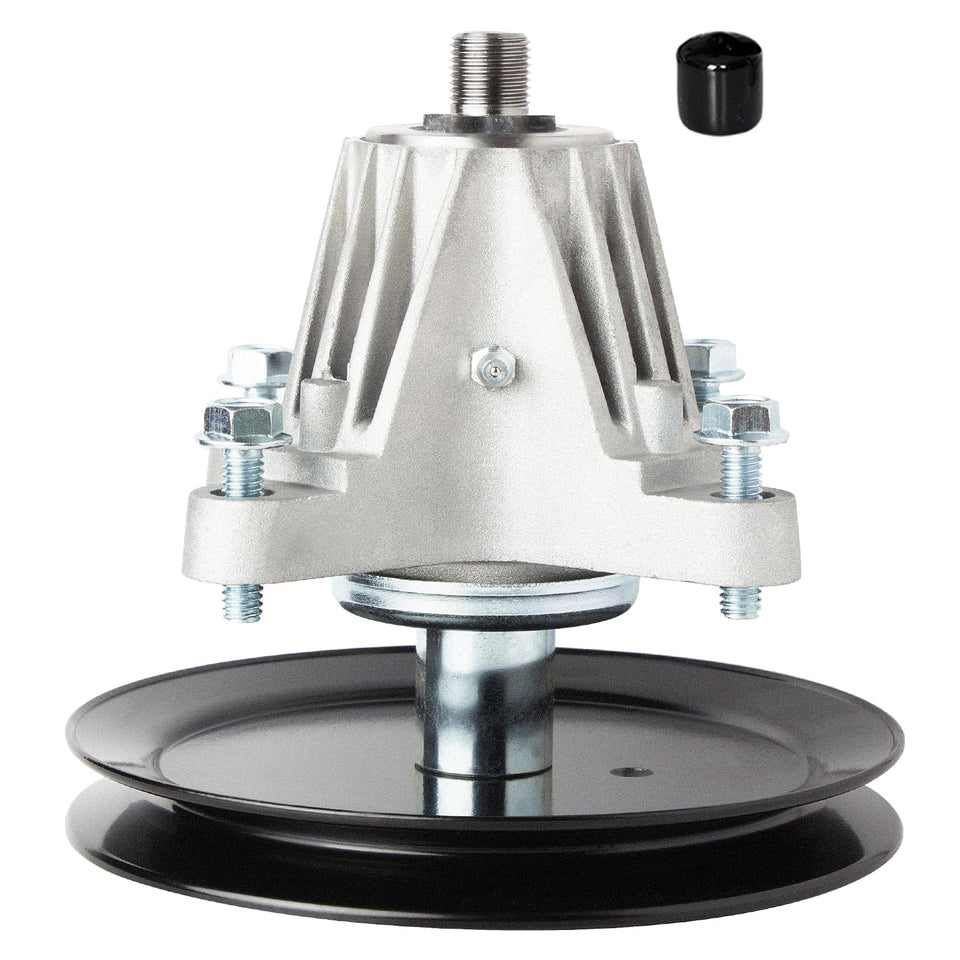 JSXDNWYJ spindle assembly front view, easy OEM replacement for 46-inch decks